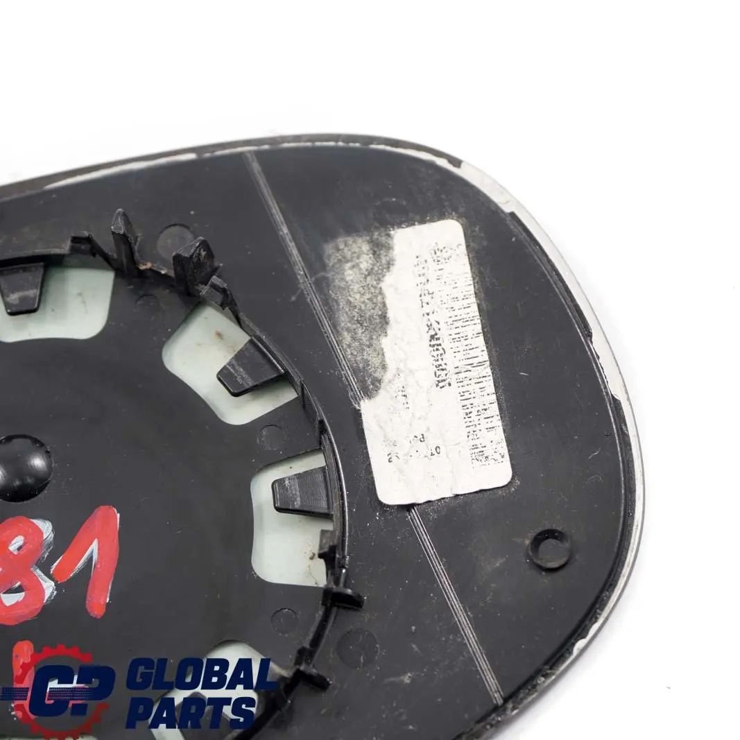 BMW E81 E87 E90 E91 E92 LCI 2 Left N/S Wing Mirror Glass Wide Angle - SKU 7252893-2 - Part number 7252893