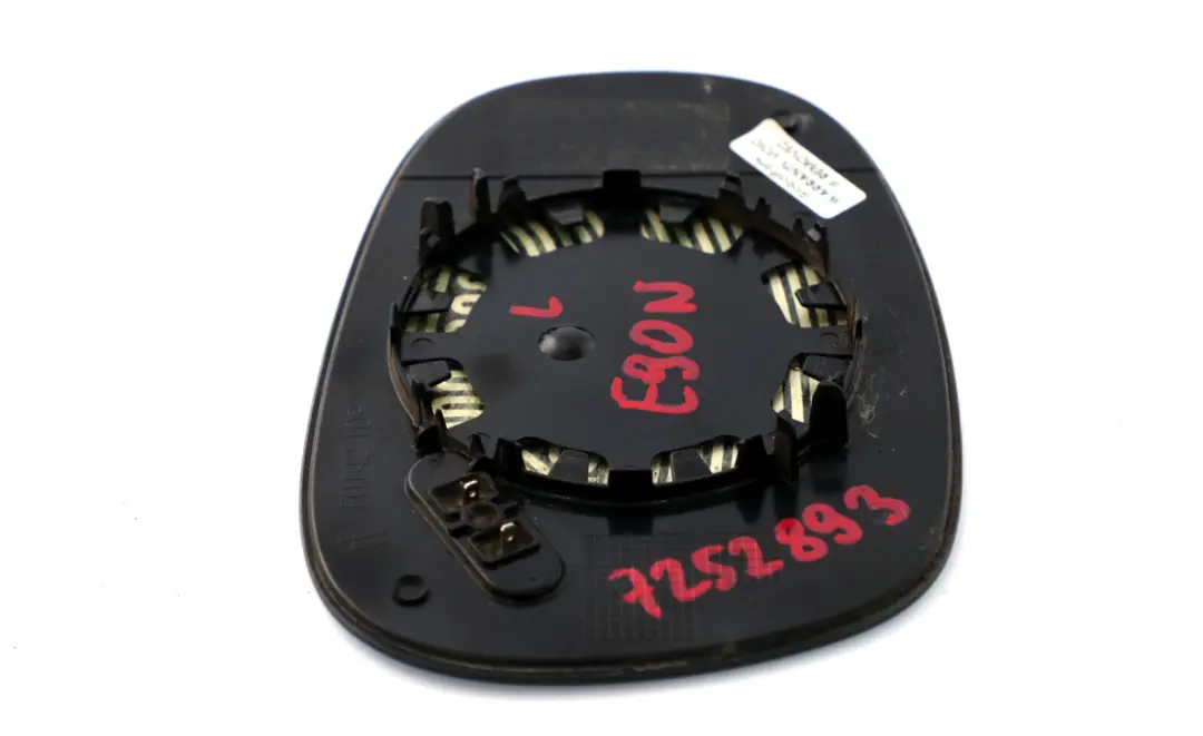 Left N/S Wing Mirror Glass Heated Wide Angle to BMW 1 3 Series E81 E87N E90N E93 with Part number 7252893 BMW 1 3 Series E81 E87N E90N E93 Left N/S Wing Mirror Glass Heated Wide Angle - SKU 7252893 - Part number 7252893