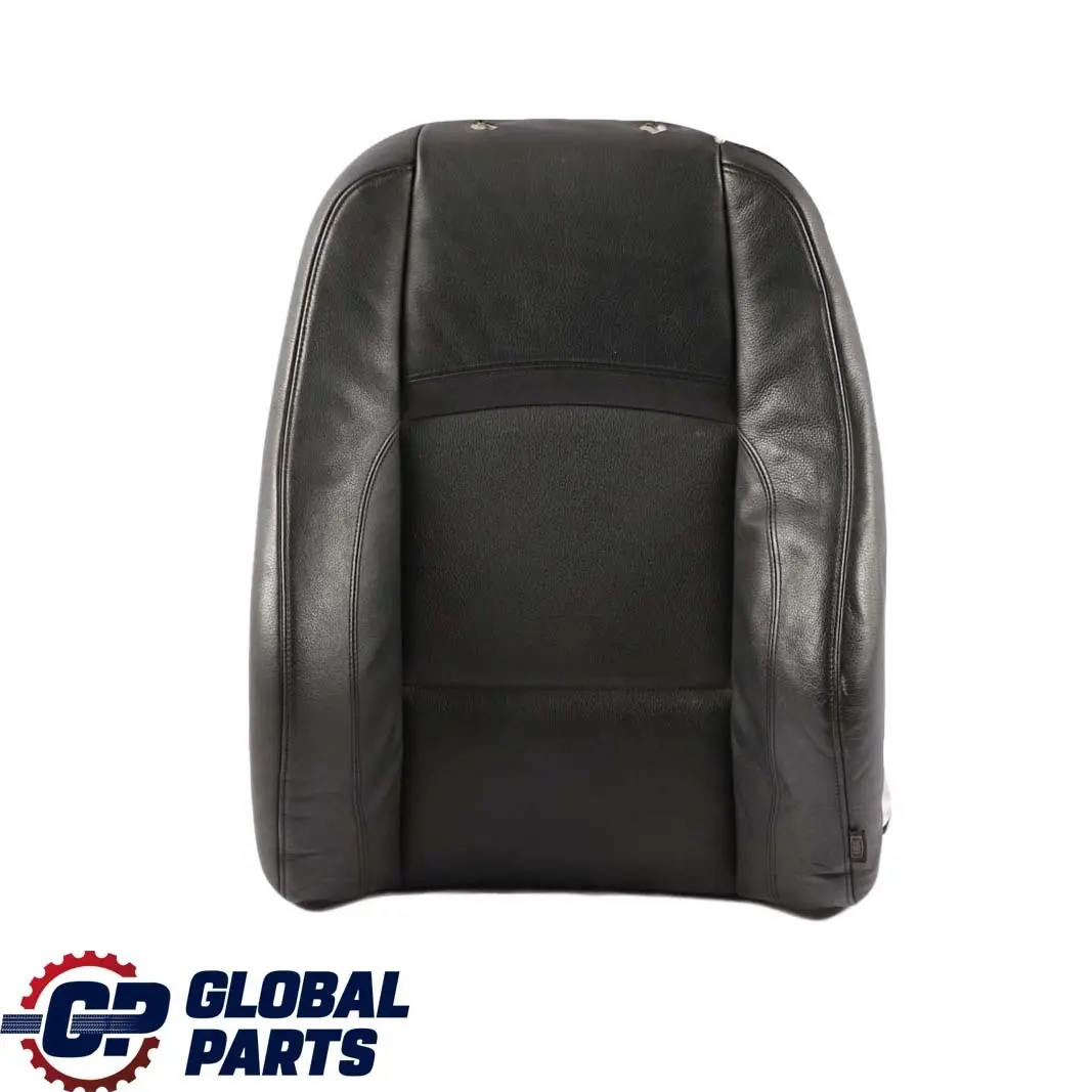 BMW 3 Series E92 Coupe Front Left N/S Heated Seat Backrest Cover Black Leather