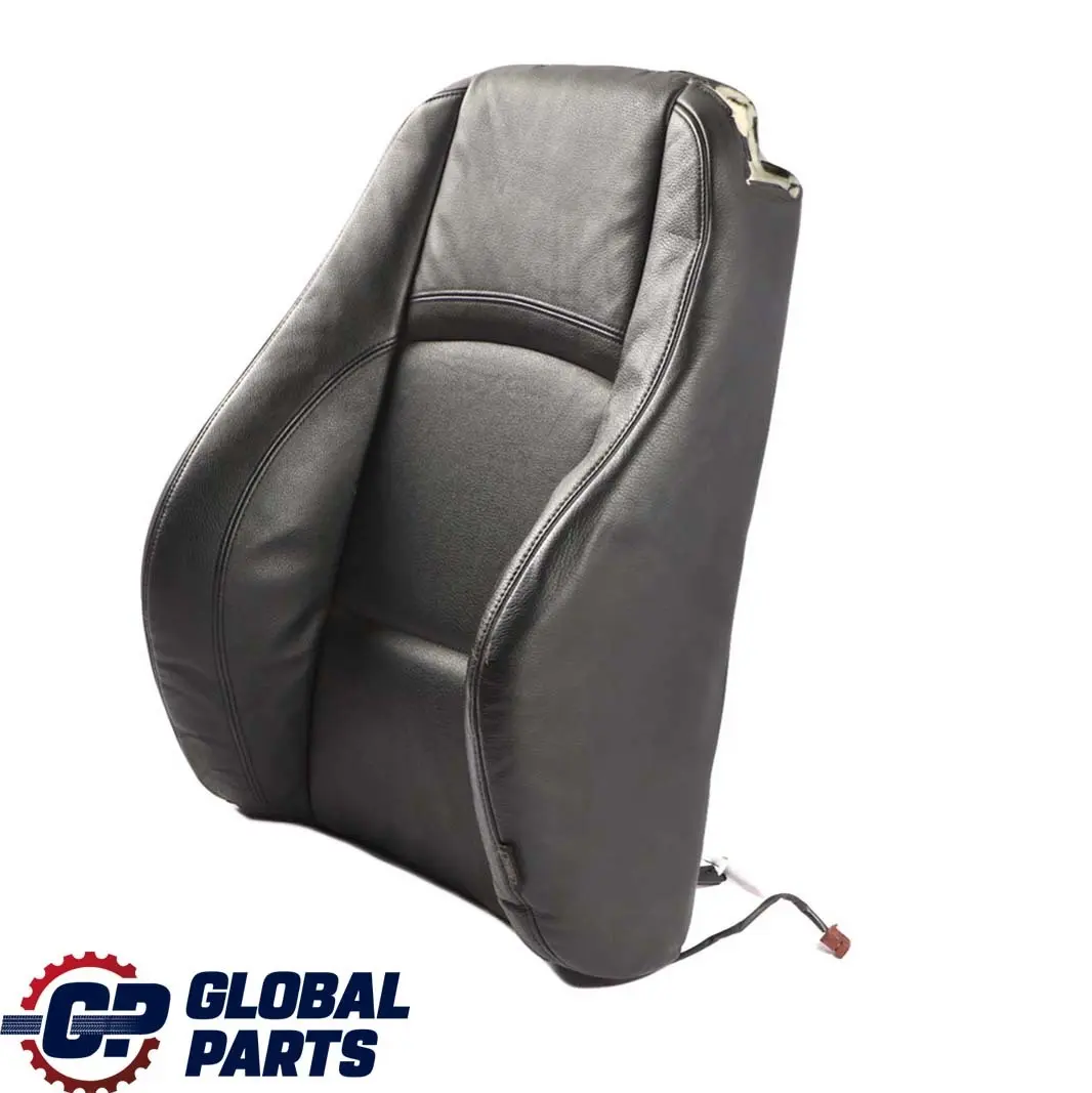 BMW 3 Series E92 Coupe Front Left N/S Heated Seat Backrest Cover Black Leather - SKU 7253093-2 - Part number 7253093