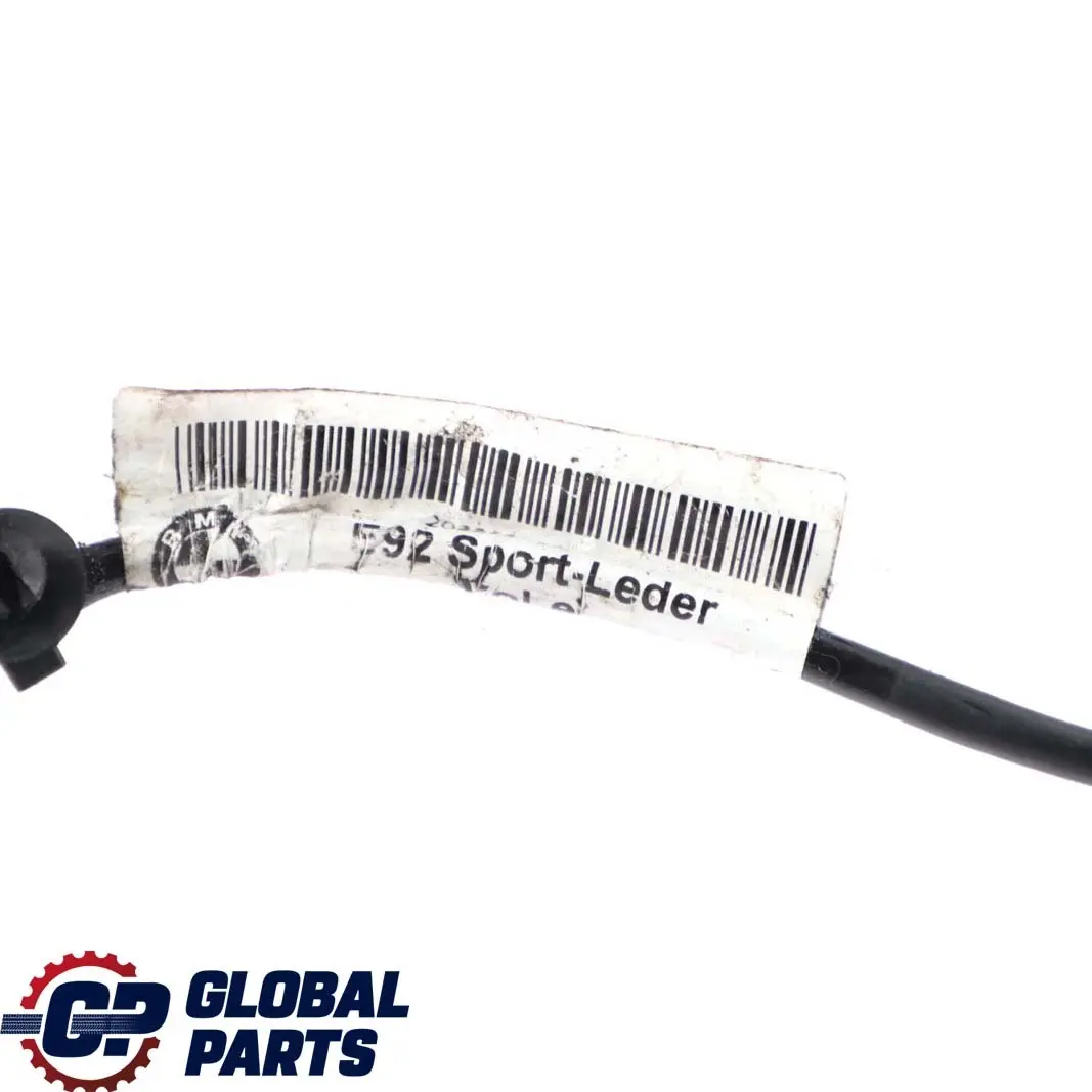 BMW 3 Series E92 Coupe Front Left N/S Heated Seat Backrest Cover Black Leather - SKU 7253093-2 - Part number 7253093