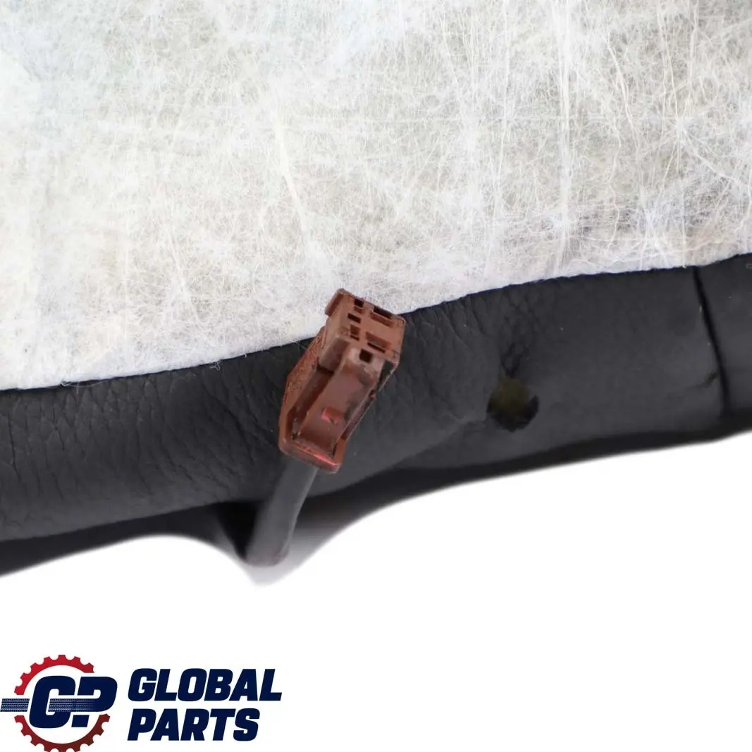 BMW 3 Series E92 Coupe Front Left N/S Heated Seat Backrest Cover Black Leather - SKU 7253093-2 - Part number 7253093