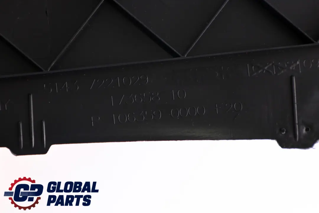 BMW F20 Columna Pilar C Izquierda Embellecedor Panel Negro 7221029 - SKU 7253329 - Número de pieza 7253329