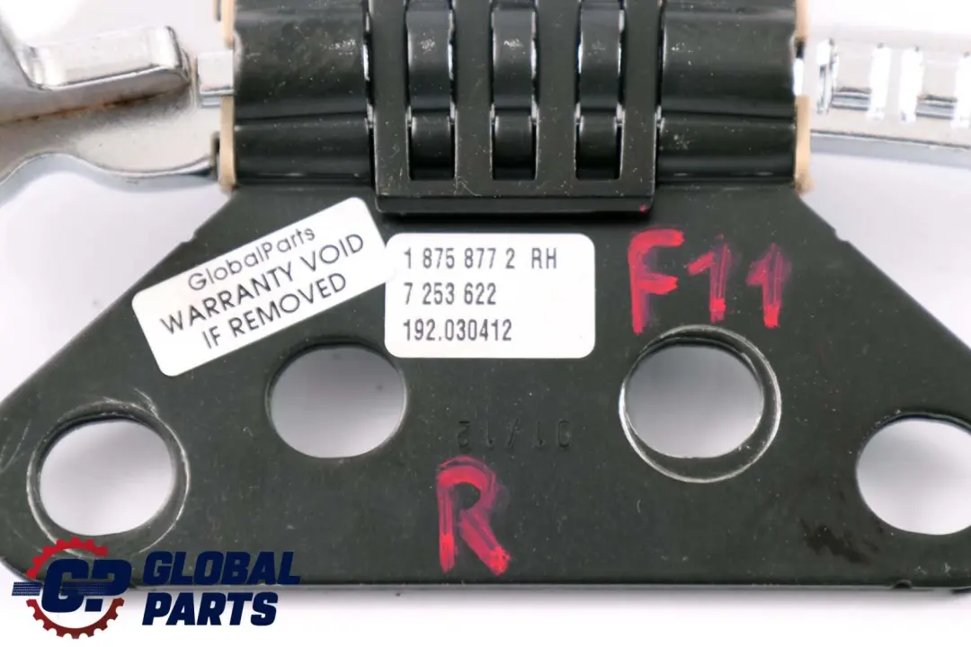 BMW F11 Hinten Rechts Sitzstrecker Verstellbar - SKU 7253622 - Teilenummer 7253622