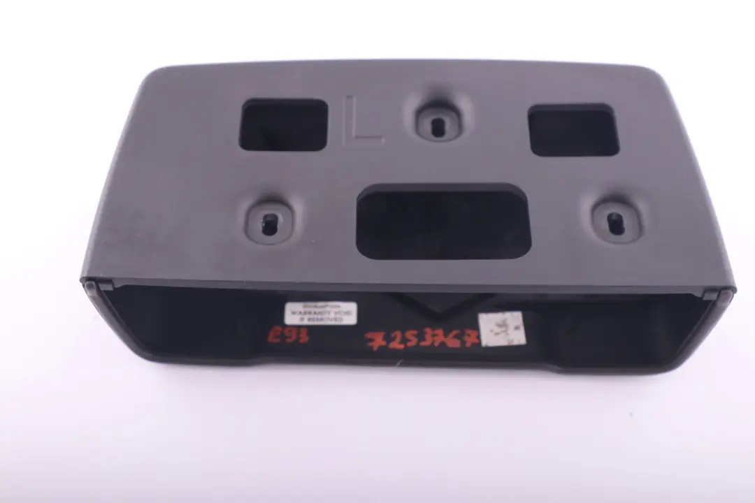 Asiento Negro Reposacabezas Cubierta Izquierda para BMW E93 LCI con número de pieza 7253767 BMW E93 LCI Asiento Negro Reposacabezas Cubierta Izquierda - SKU 7253767 - Número de pieza 7253767