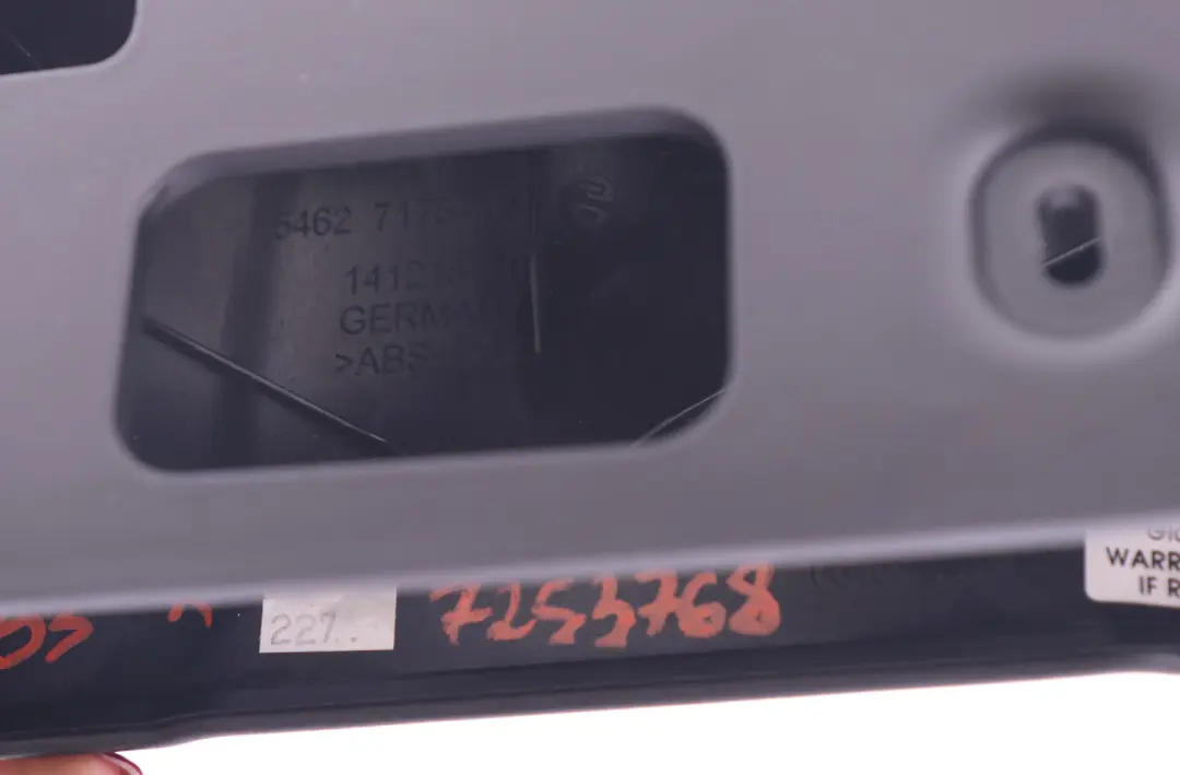 BMW E93 Osłona Obudowa Zagłówek Fotela Prawy - SKU 7253768 - Numer Części 7253768