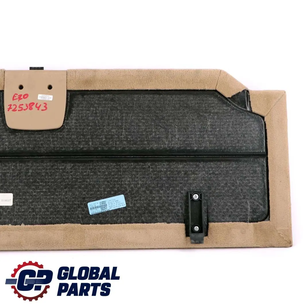 Boot Trunk Floor Carpet Luggage Compartment Beige to BMW X5 Series E70 with Part number 7253843 BMW X5 Series E70 Boot Trunk Floor Carpet Luggage Compartment Beige - SKU 7253843 - Part number 7253843
