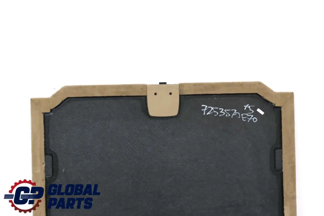 BMW X5 E70 Stivale Tronco Pavimento Moquette Bagagliaio Beige - SKU 7253870 - Numero di parte 7253870