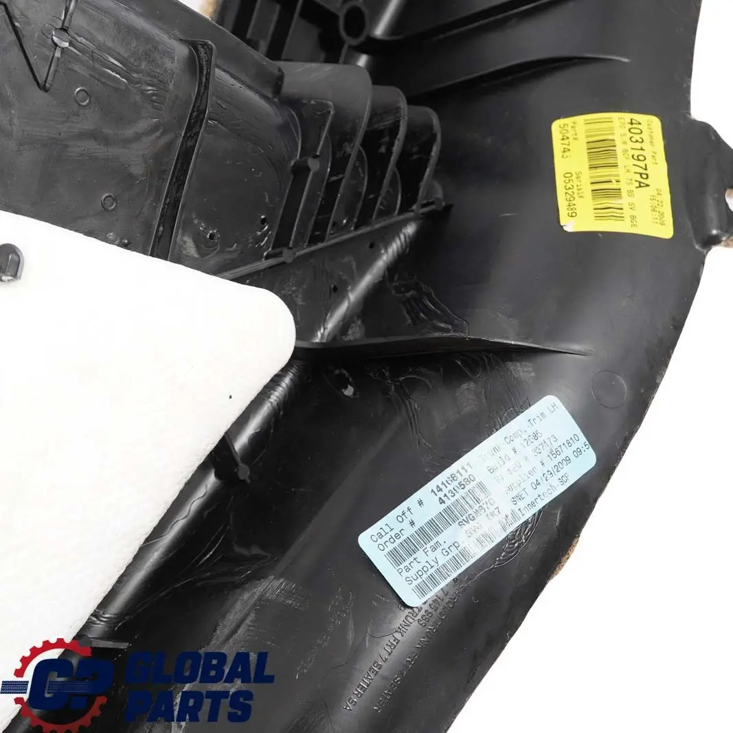 BMW X5 Series E70 Boot Trunk Trim Lateral Side Panel Left N/S Beige 6967873 - SKU 7253979 - Part number 7253979