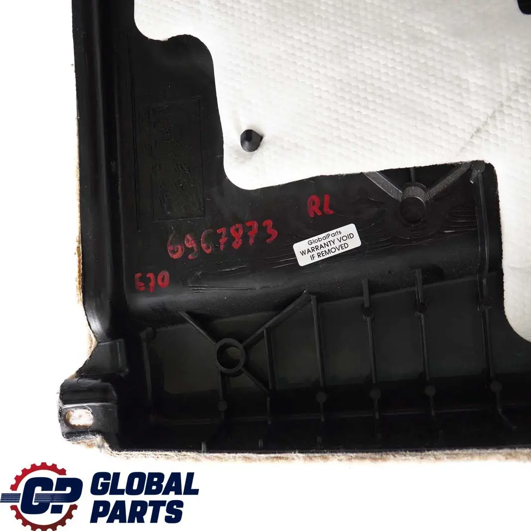 Verkleidung Gepäckraum Hinten Links Beige 6967873 für BMW X5 er E70 mit Teilenummer 7253979 BMW X5 er E70 Verkleidung Gepäckraum Hinten Links Beige 6967873 - SKU 7253979 - Teilenummer 7253979