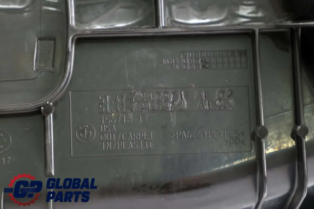 Boczek Bagażnika Prawy Antracyt do BMW X6 E71 o numerze 7246971 BMW X6 E71 Boczek Bagażnika Prawy Antracyt - SKU 7254014 - Numer Części 7246971