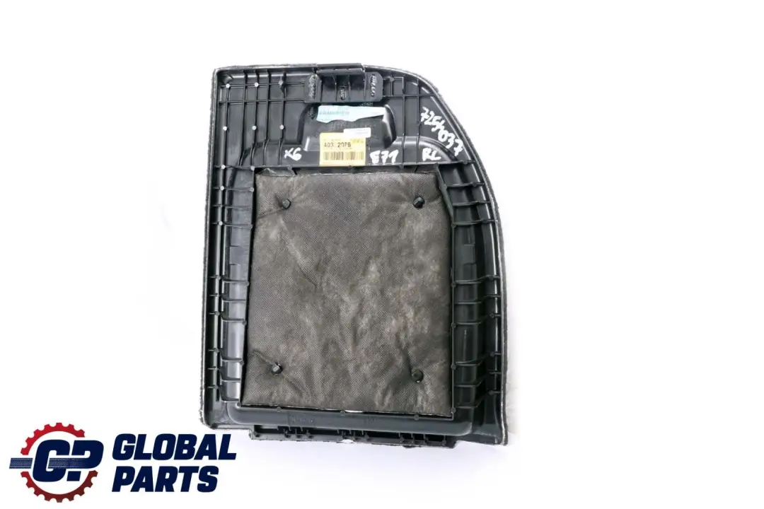BMW X6 E71 Baule sinistro Rivestimento posteriore moquette Flap Boot Panel Nero - SKU 7254037 - Numero di parte 7246989