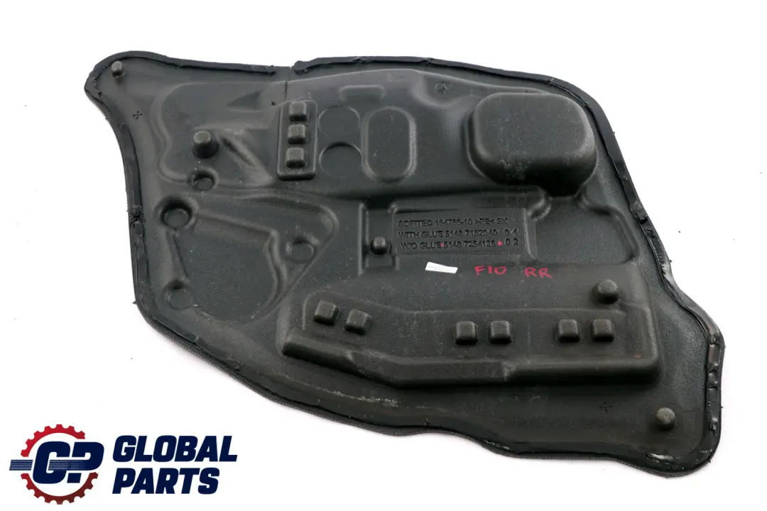 Sound Insulating Door Rear Right O/S to BMW F10 F11 with Part number 7254128 BMW F10 F11 Sound Insulating Door Rear Right O/S - SKU 7254128 - Part number 7254128