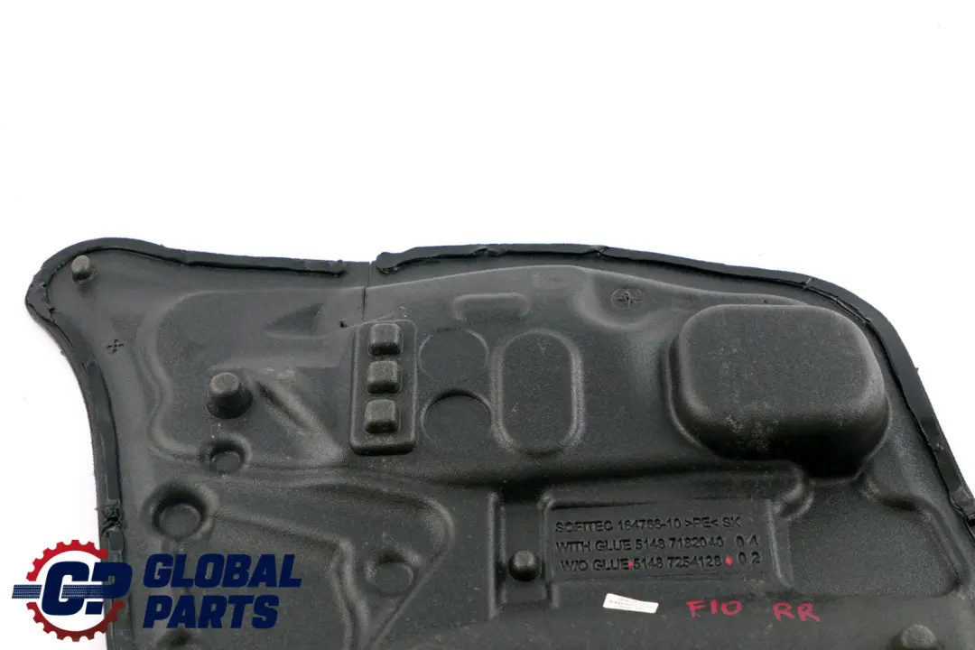 BMW F10 F11 Puerta Insonorizante Trasera Derecha - SKU 7254128 - Número de pieza 7254128