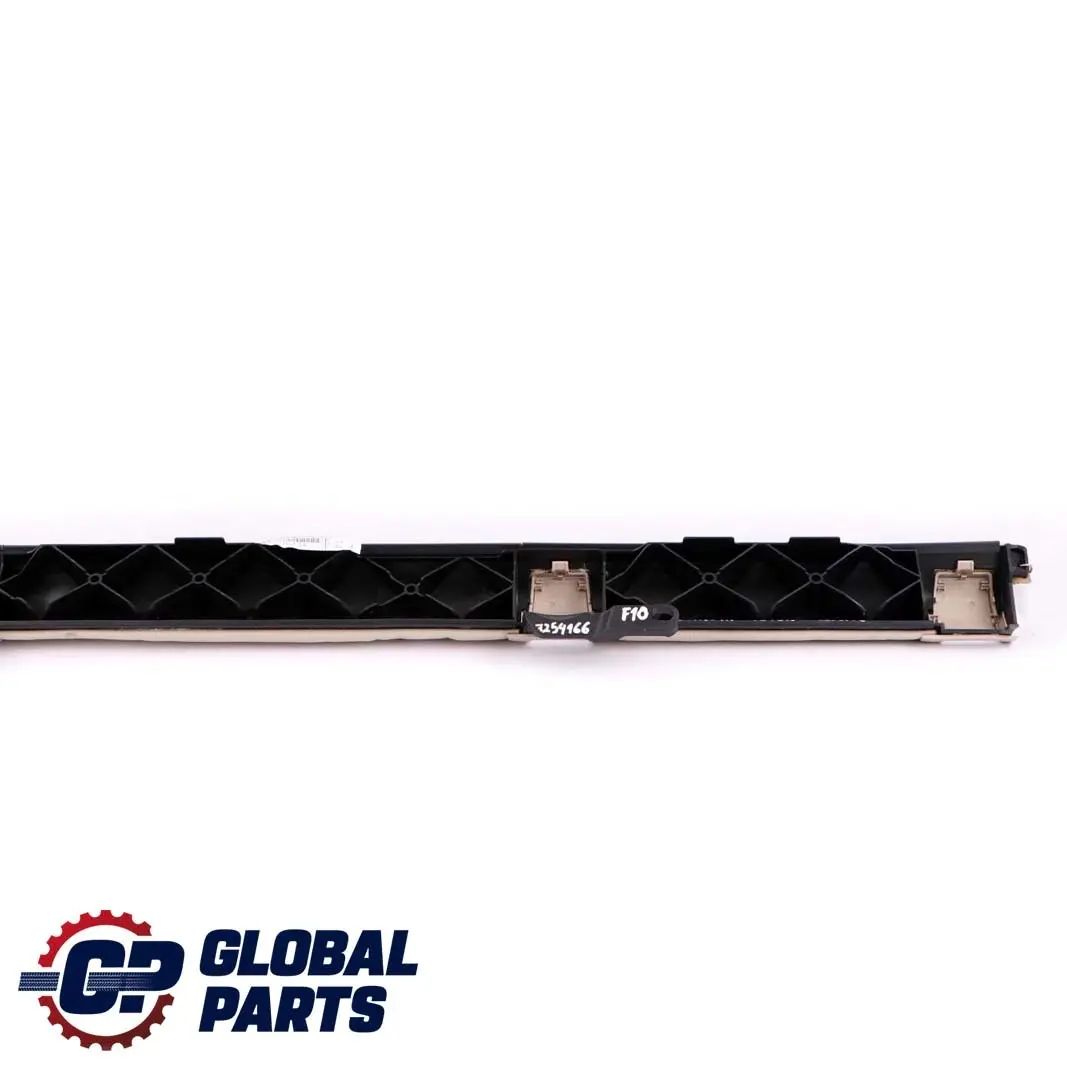 BMW 5 Series F10 Rear Seat Bench Isofix Panel Cover Strip Leather Oyster - SKU 7254166 - Part number 7254166