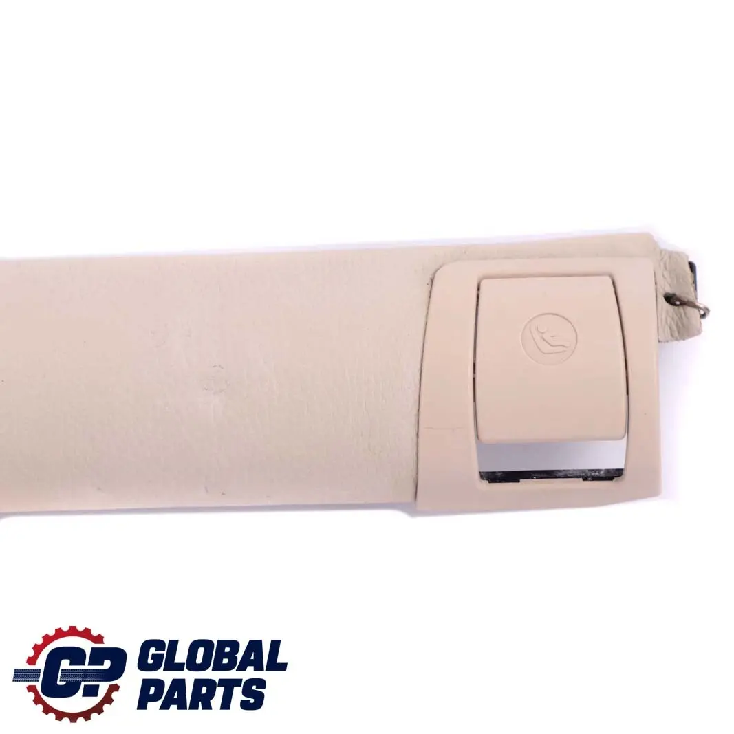 BMW 5 Series F10 Rear Seat Bench Isofix Panel Cover Strip Leather Oyster - SKU 7254166 - Part number 7254166