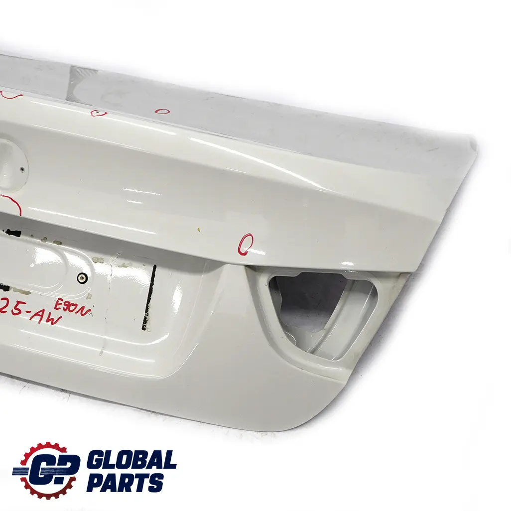 BMW 3 E90 LCI Rear Trunk Boot Lid Tailgate Bootlid Alpinweiss White - 300 - SKU 7254425-AW - Part number 7254425