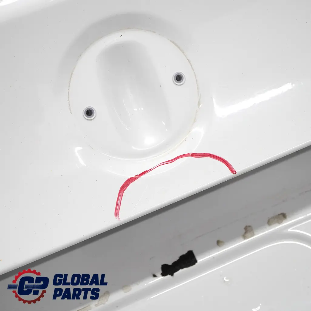 Trunk Boot Lid Tailgate Bootlid Alpinweiss White - 300 to BMW 3 E90 LCI Rear with Part number 7254425 BMW 3 E90 LCI Rear Trunk Boot Lid Tailgate Bootlid Alpinweiss White - 300 - SKU 7254425-AW - Part number 7254425