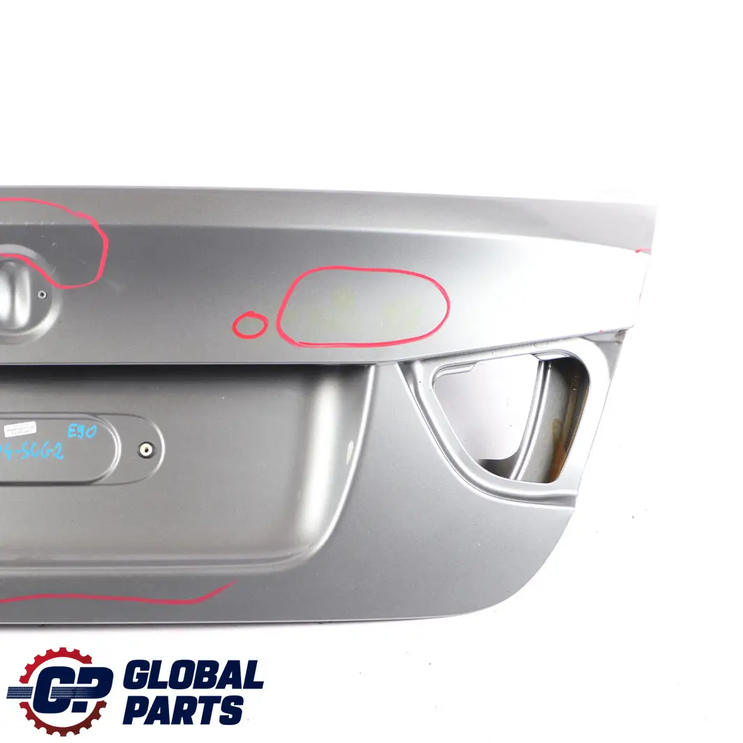 Trunk Boot Lid Tailgate Bootlid Spacegrau Grey - A52 to BMW 3 E90 LCI 2 Rear with Part number 7254425 BMW 3 E90 LCI 2 Rear Trunk Boot Lid Tailgate Bootlid Spacegrau Grey - A52 - SKU 7254425-SCG2 - Part number 7254425