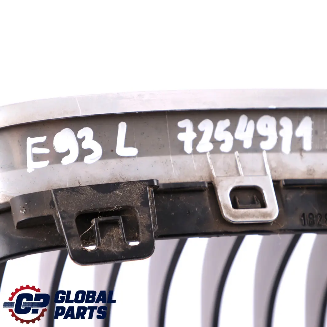 BMW E92 E93 LCI Grill Atrapa Nerka Kratka Lewa Chrom - SKU 7254971 - Numer Części 7254971