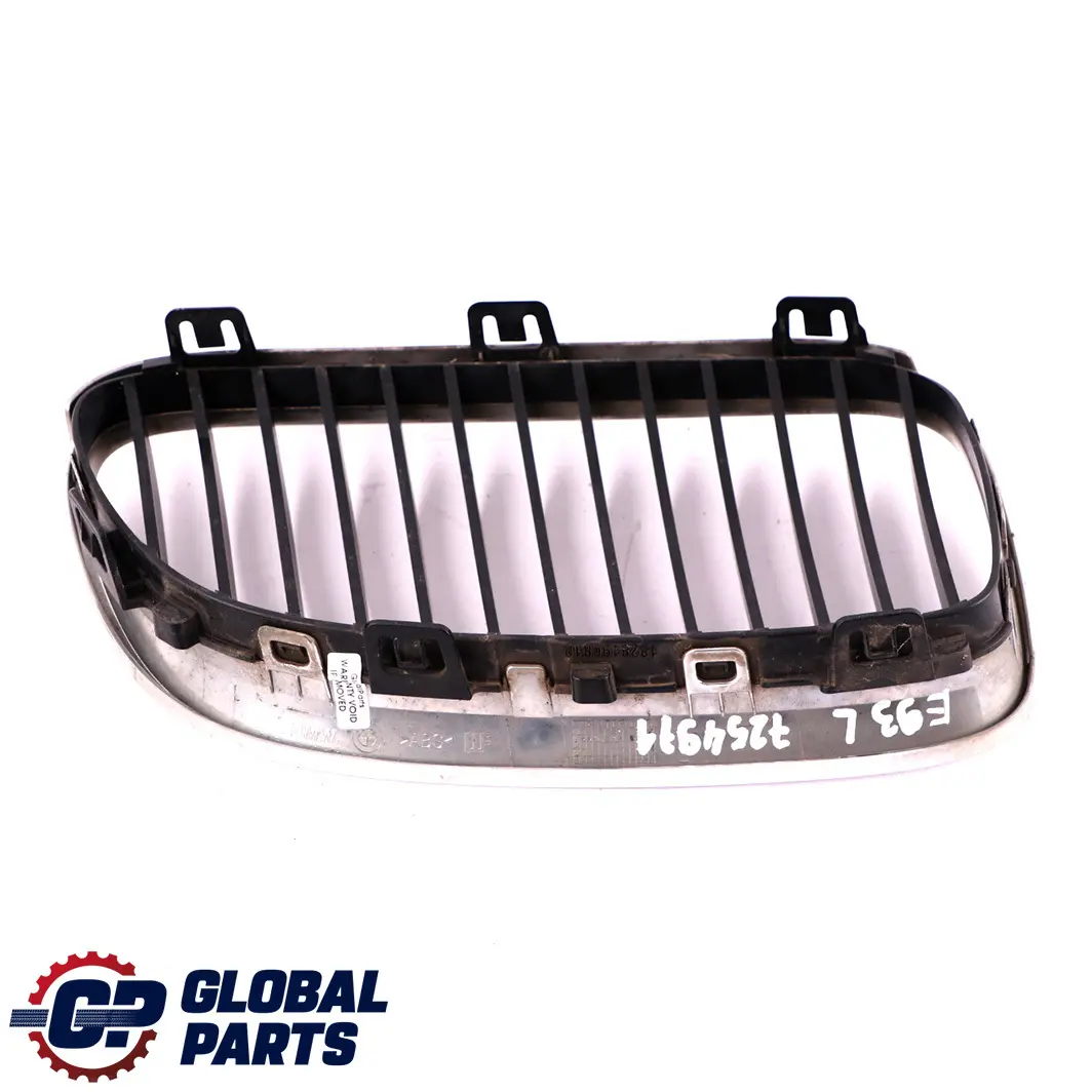 BMW E92 E93 LCI Grill Atrapa Nerka Kratka Lewa Chrom - SKU 7254971 - Numer Części 7254971