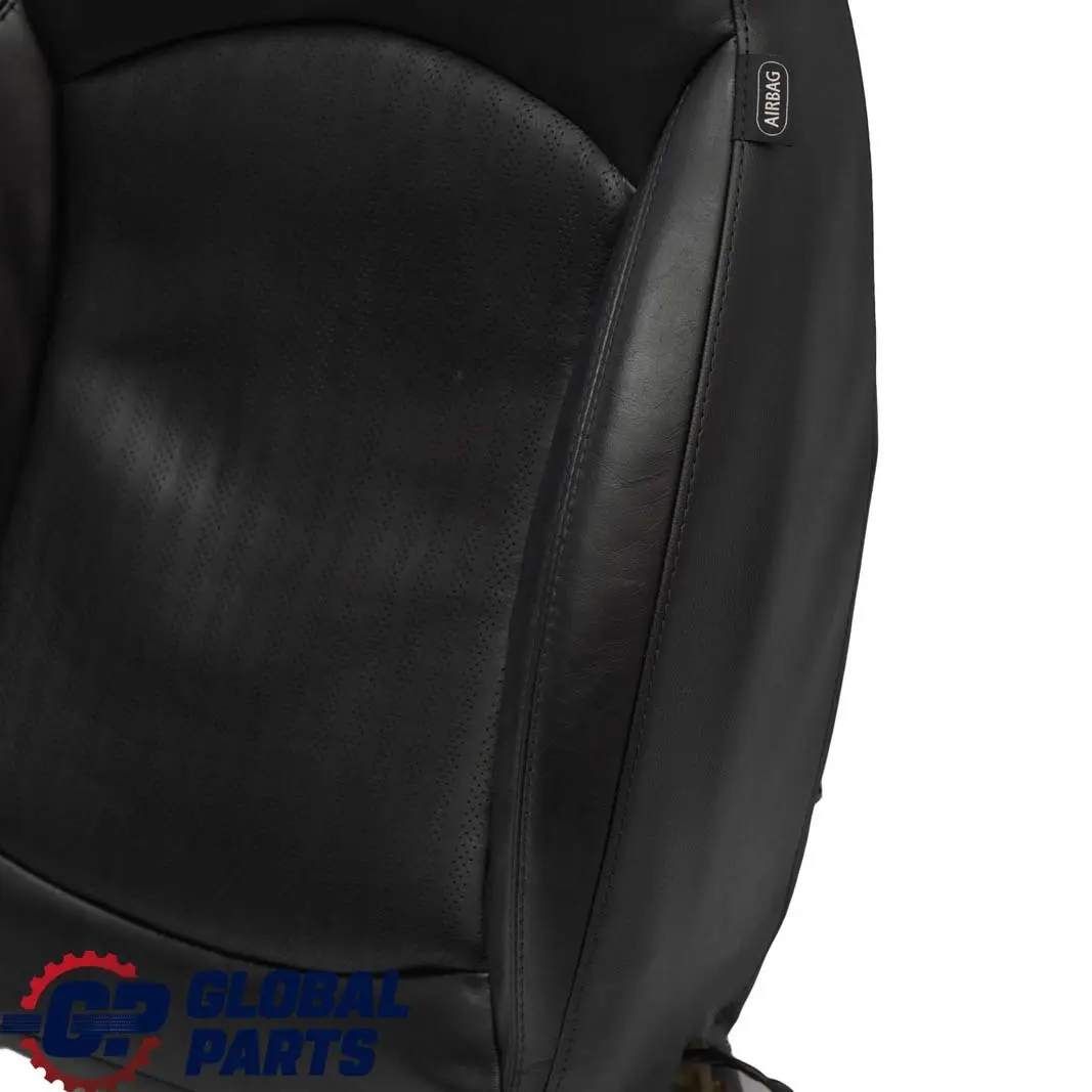 Front Left N/S Heated Sport Seat Backrest Leather Punch Black to BMW Mini R55 R56 with Part number 7255519 BMW Mini R55 R56 Front Left N/S Heated Sport Seat Backrest Leather Punch Black - SKU 7255519 - Part number 7255519