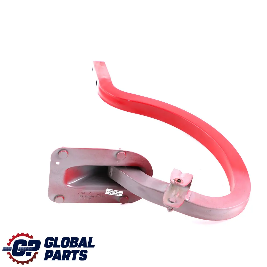 Braccio cerniera baule sinistro Melbourne Red Metallic A75 per BMW F30 con numero di parte 7255637 BMW F30 Braccio cerniera baule sinistro Melbourne Red Metallic A75 - SKU 7255637-MRT - Numero di parte 7255637
