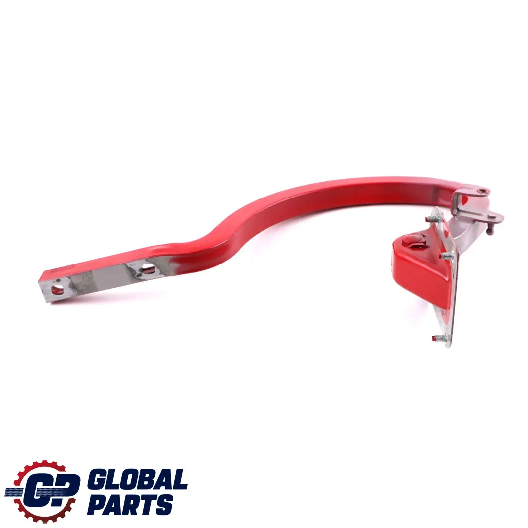 Left Trunk Lid Hinge Arm Melbourne Red Metallic A75 to BMW F30 with Part number 7255637 BMW F30 Left Trunk Lid Hinge Arm Melbourne Red Metallic A75 - SKU 7255637-MRT - Part number 7255637