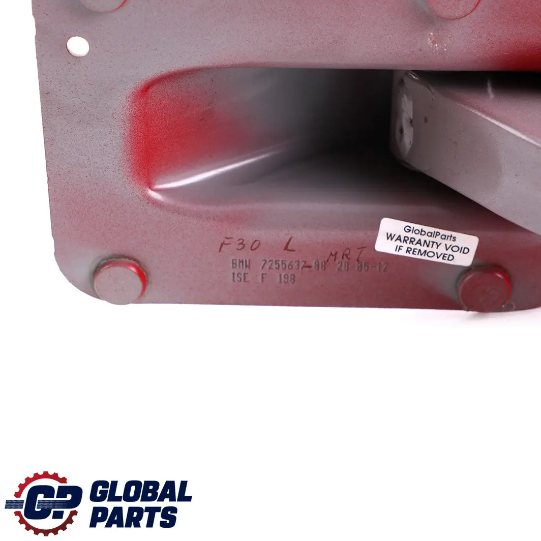 BMW F30 Left Trunk Lid Hinge Arm Melbourne Red Metallic A75 - SKU 7255637-MRT - Part number 7255637