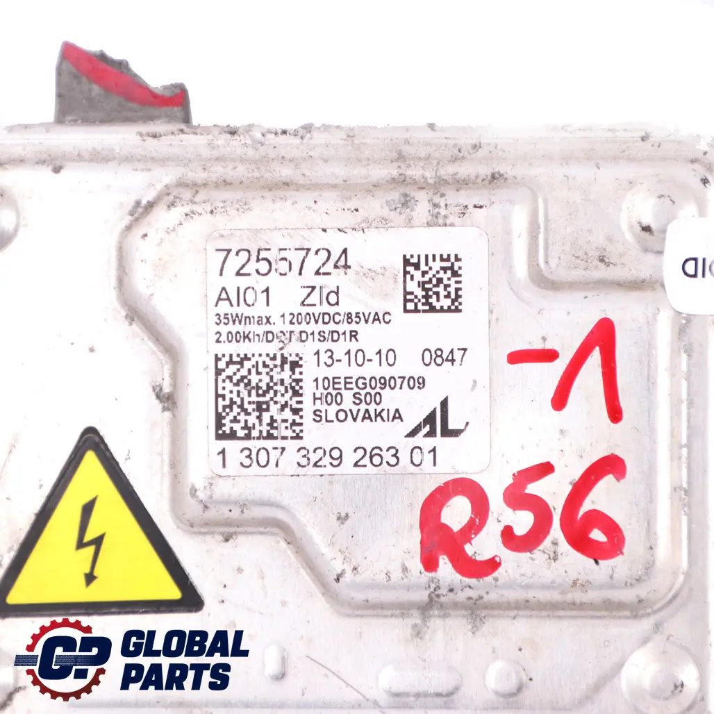 Unité contrôle l'éclairage au xénon pour BMW E63 E92 Mini Cooper R56 R55 R57 à propos du numéro de pièce 7255724 BMW E63 E92 Mini Cooper R56 R55 R57 Unité contrôle l'éclairage au xénon - SKU 7255724-1 - Numéro de pièce 7255724