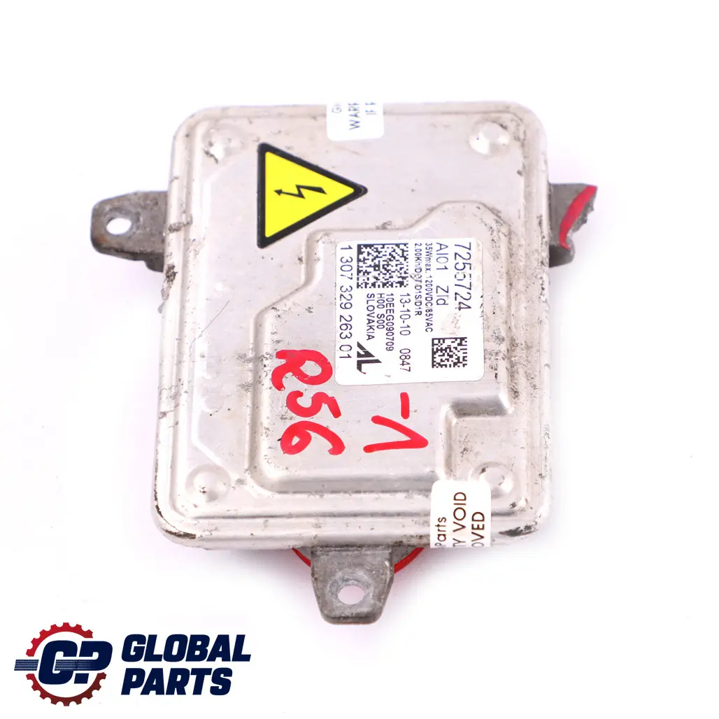 Unidad control luz xenón para BMW E63 E92 Mini Cooper R56 R55 R57 con número de pieza 7255724 BMW E63 E92 Mini Cooper R56 R55 R57 Unidad control luz xenón - SKU 7255724-1 - Número de pieza 7255724