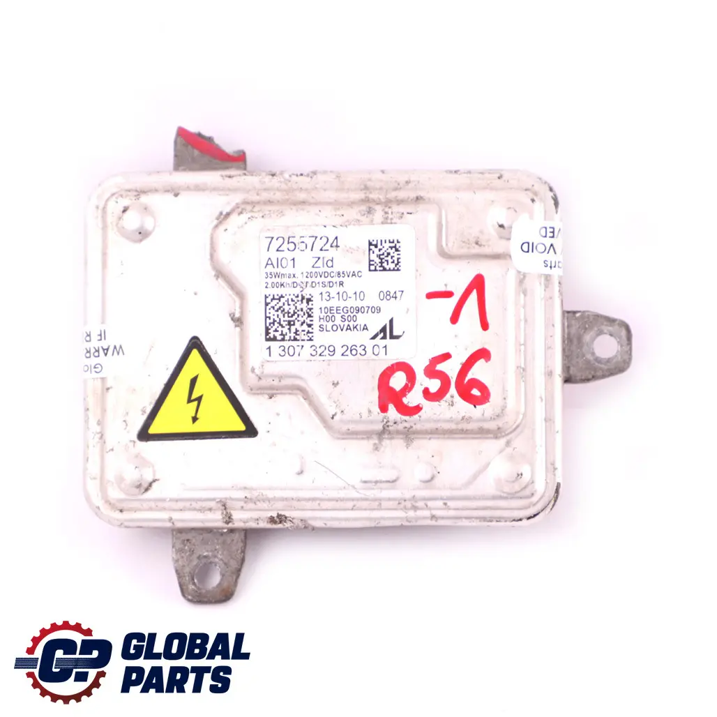 Unidad control luz xenón para BMW E63 E92 Mini Cooper R56 R55 R57 con número de pieza 7255724 BMW E63 E92 Mini Cooper R56 R55 R57 Unidad control luz xenón - SKU 7255724-1 - Número de pieza 7255724