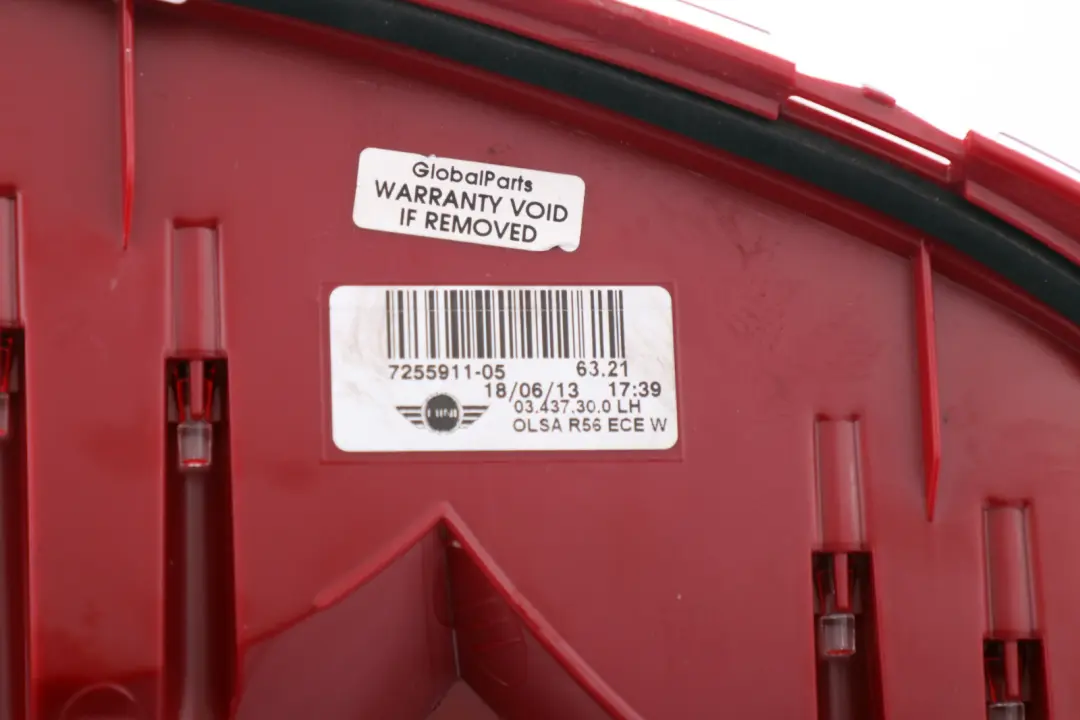 Feu Arrière Panneau Latérale à Gauche Blanc Arrière pour Mini R56 R57 LCI R58 à propos du numéro de pièce 7255911 Mini R56 R57 LCI R58 Feu Arrière Panneau Latérale à Gauche Blanc Arrière - SKU 7255911 - Numéro de pièce 7255911