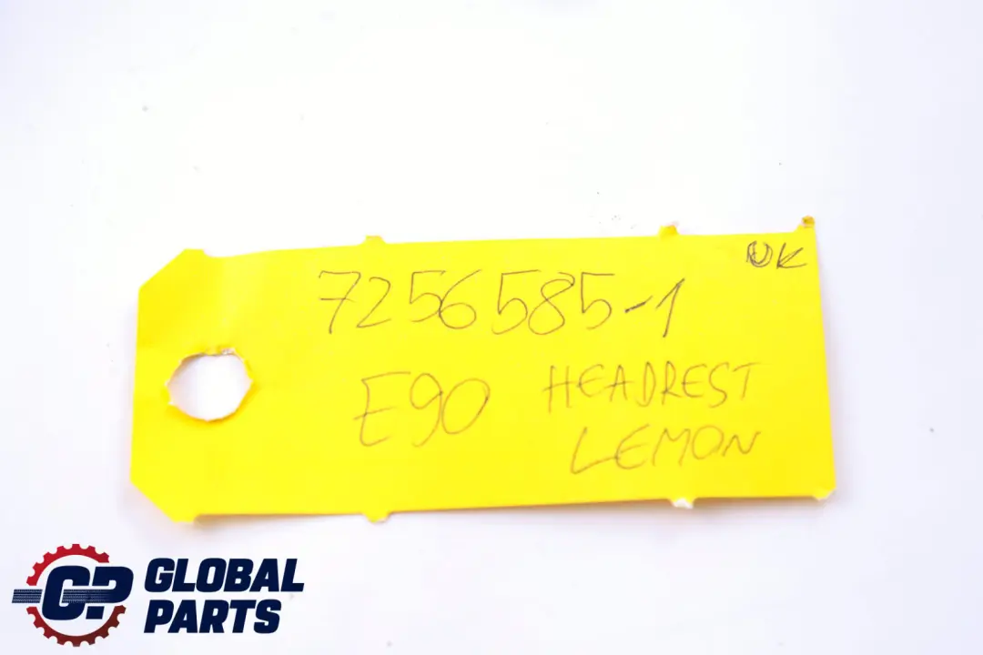 Reihe E90 E91 1 Rücksitz Links Rechts Kopfstütze Hinten Leder Lemon für BMW 3 mit Teilenummer 7256585 BMW 3 Reihe E90 E91 1 Rücksitz Links Rechts Kopfstütze Hinten Leder Lemon - SKU 7256585-1 - Teilenummer 7256585