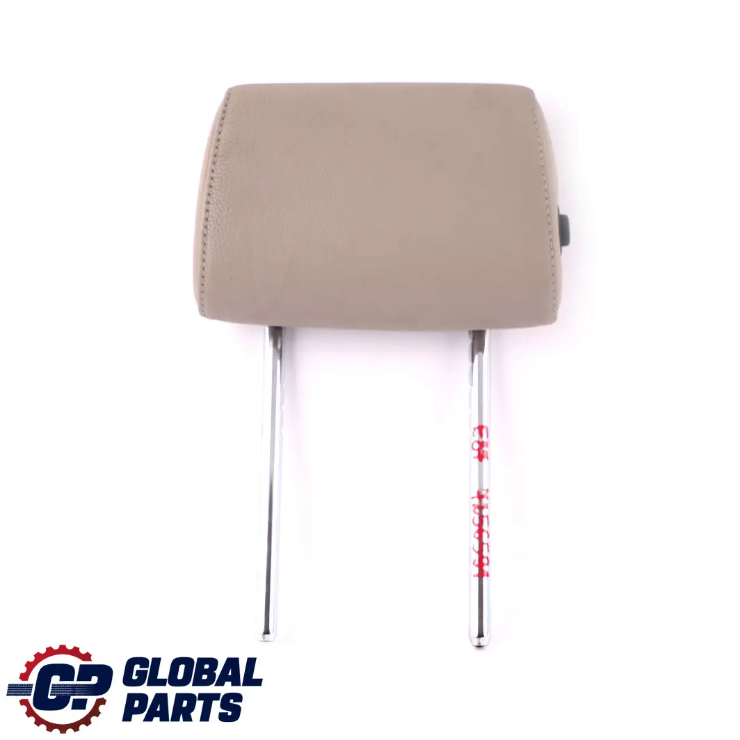 Leather Boston Beige Rear Seat Left Right N/O/S Headrest to BMW E81 E82 E87 with Part number 7256591 BMW E81 E82 E87 Leather Boston Beige Rear Seat Left Right N/O/S Headrest - SKU 7256591 - Part number 7256591
