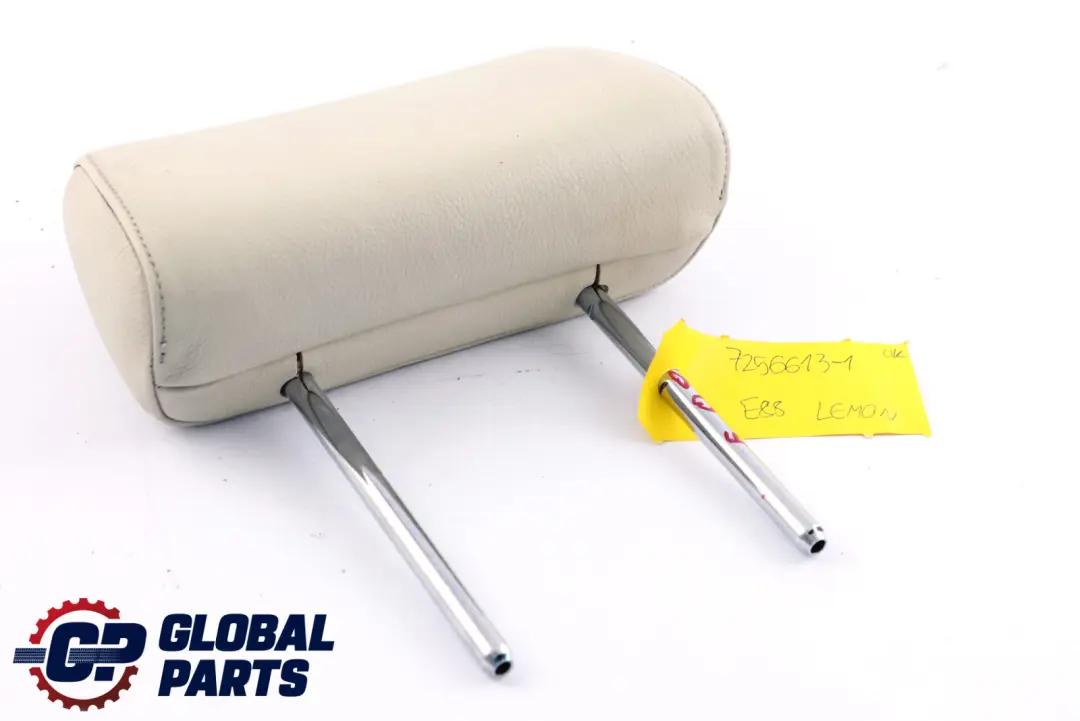 Left Right N/O/S Headrest Leather Lemon to BMW 1 E88 Convertible 1 Rear Seat with Part number 7256613 BMW 1 E88 Convertible 1 Rear Seat Left Right N/O/S Headrest Leather Lemon - SKU 7256613-1 - Part number 7256613