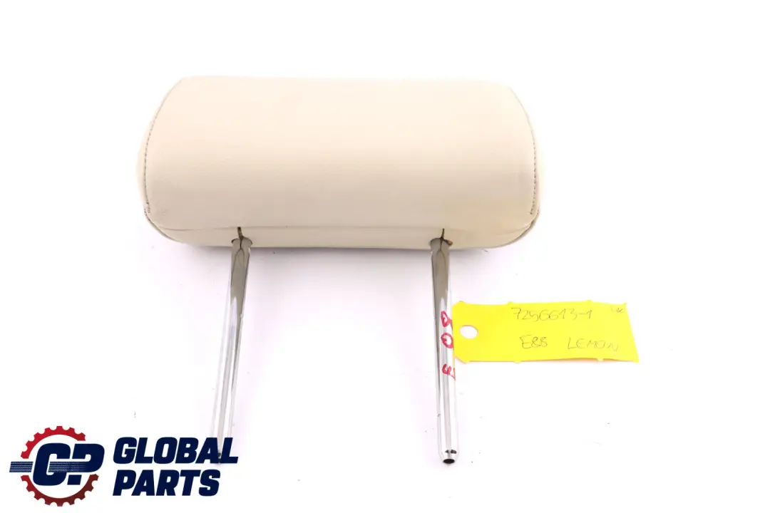 BMW 1 E88 Convertible 1 Rear Seat Left Right N/O/S Headrest Leather Lemon - SKU 7256613-1 - Part number 7256613