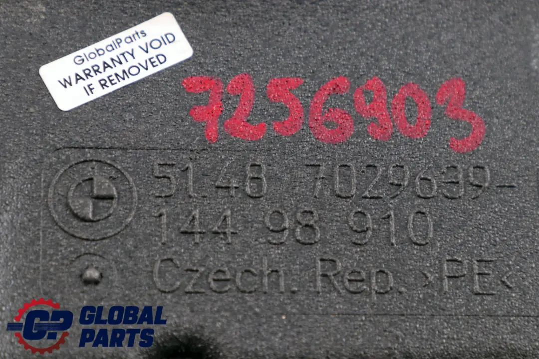 Sound Insulating Door Left N/S 7029639 to BMW Z4 Series E89 Cover with Part number 7256903 BMW Z4 Series E89 Cover Sound Insulating Door Left N/S 7029639 - SKU 7256903 - Part number 7256903