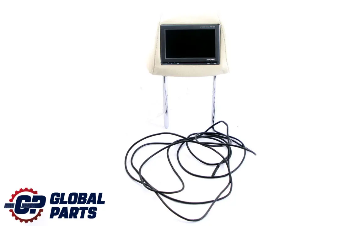 BMW 1 E81 E82 E87 LCI E88 Front Seat Headrest Leather Lemon Alpine Screen - SKU 7257217-1 - Part number 7257217