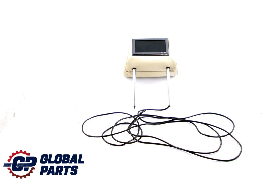 BMW 1 E81 E82 E87 LCI E88 Front Seat Headrest Leather Lemon Alpine Screen - SKU 7257217-1 - Part number 7257217