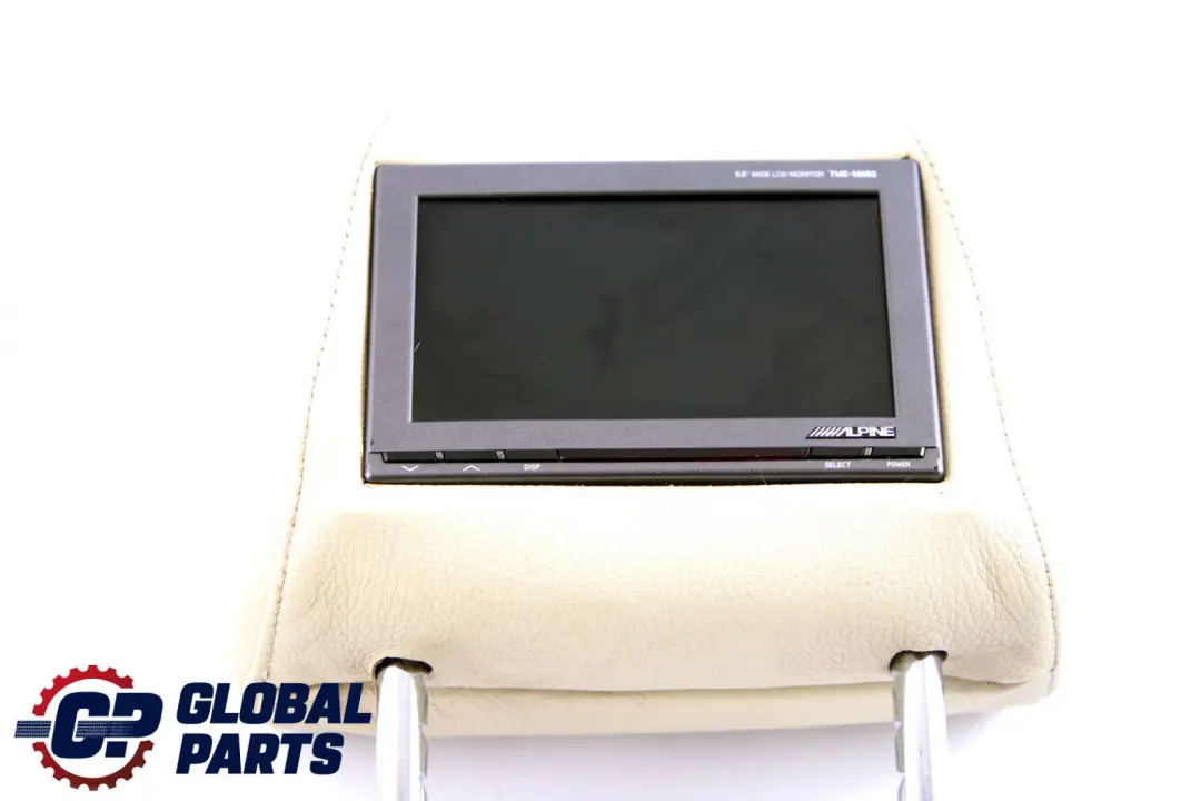 BMW 1 E81 E82 E87 LCI E88 Front Seat Headrest Leather Lemon Alpine Screen - SKU 7257217-1 - Part number 7257217