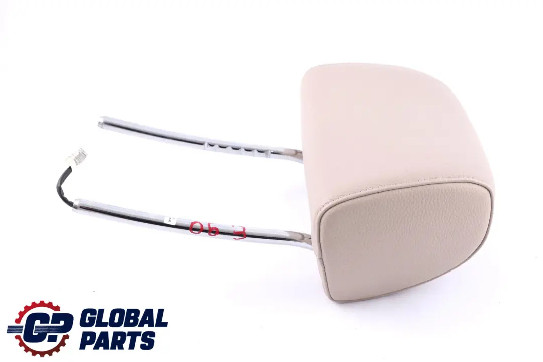 BMW Serie 3 E90 E91 LCI Poggiatesta sedile anteriore in pelle Oyster - SKU 7257222 - Numero di parte 7257222