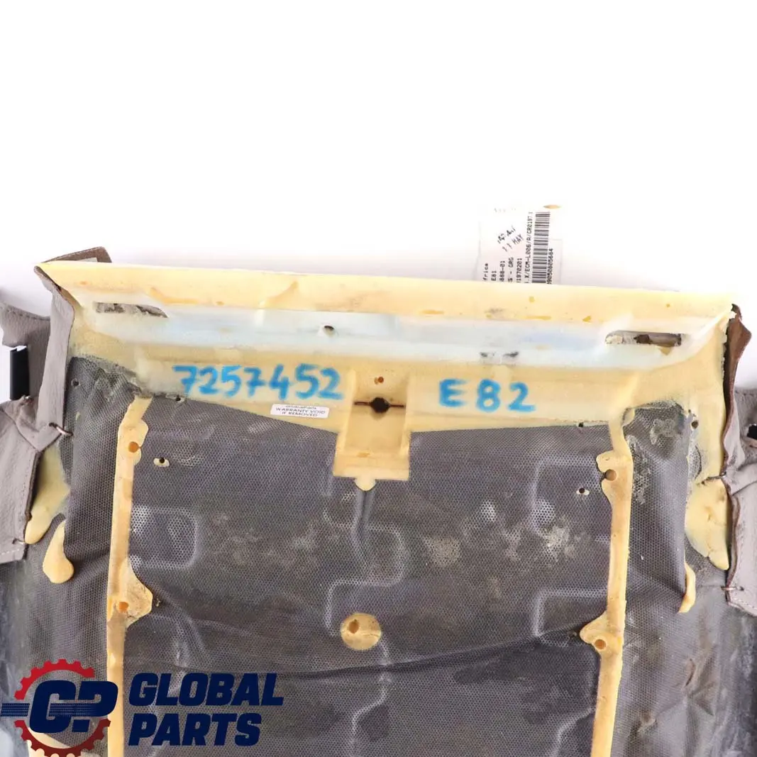 Front Left Right Sport Seat N/O/S Cover Beige Leather to BMW 1 E81 E82 E88 with Part number 9124501 BMW 1 E81 E82 E88 Front Left Right Sport Seat N/O/S Cover Beige Leather - SKU 7257452 - Part number 9124501