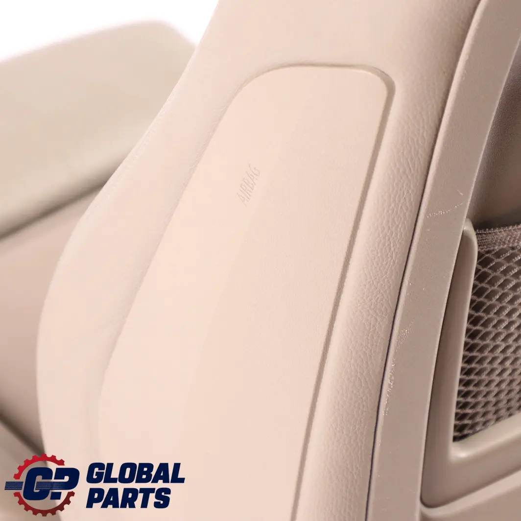 BMW 1 Series E81 E82 Sport Front Left N/S Seat Leather Boston Beige - SKU 7257459 - Part number 7251073