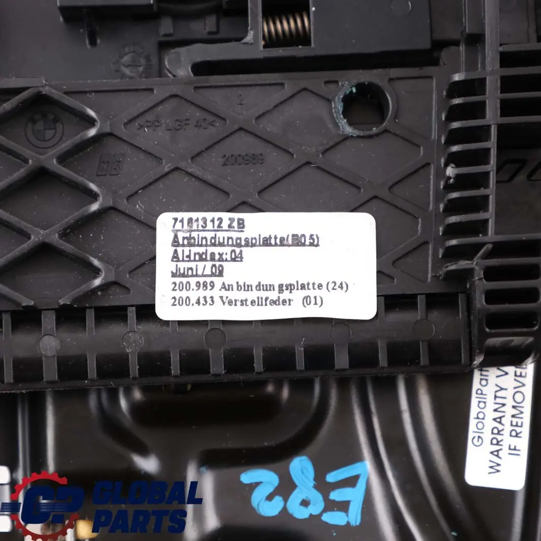 Front Seat Thigh Support Carrier Beige Leather to BMW 1 Series E81 E82 E88 Sports with Part number 7257502 BMW 1 Series E81 E82 E88 Sports Front Seat Thigh Support Carrier Beige Leather - SKU 7257502 - Part number 7257502