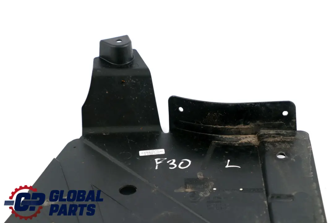 Left Side Underbody Tray Cover Panelling pour BMW F30 F31 F32 à propos du numéro de pièce 7258049 BMW F30 F31 F32 Left Side Underbody Tray Cover Panelling - SKU 7258049 - Numéro de pièce 7258049