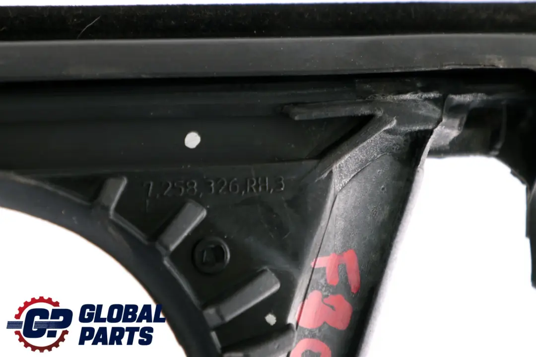 BMW F30 F31 Ventana Guia Junta De sellado Puerta Delantera Derecha - SKU 7258326 - Número de pieza 7258326