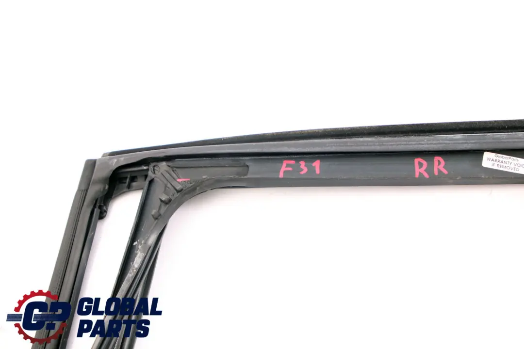 BMW 3 Series F31 Door Window Frame Guide Rail Rear Right O/S Seal - SKU 7258342 - Part number 7258342