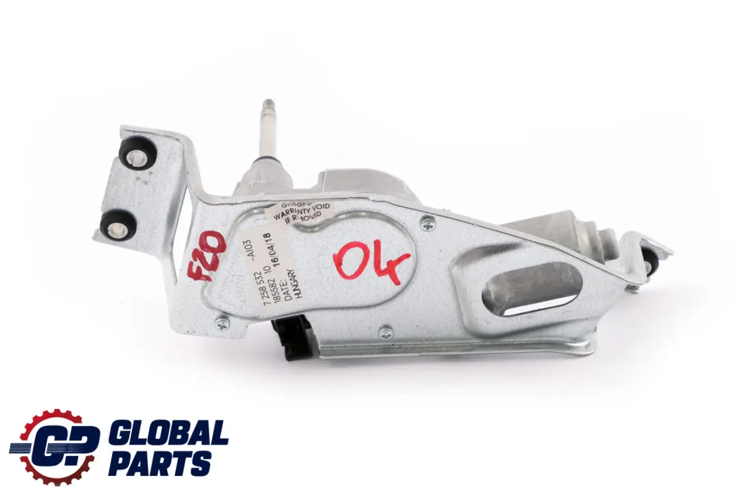 Limpiaparabrisas Tapa Portón Trasero para BMW F20 F21 Motor con número de pieza 7258532 BMW F20 F21 Motor Limpiaparabrisas Tapa Portón Trasero - SKU 7258532 - Número de pieza 7258532