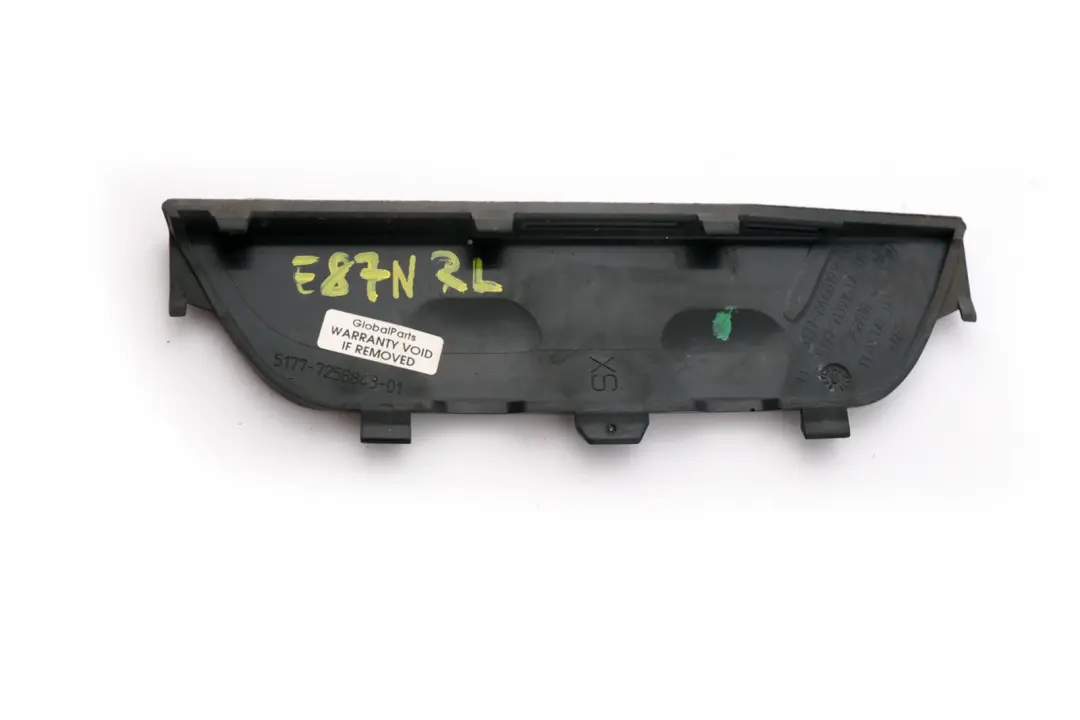 BMW 1 Series E87N LCI Trim Entrance Chrome Plated Rear Left N/S Cover - SKU 7258843 - Part number 7258843